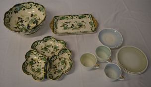 3 pieces of Masons and a Susie Cooper part tea service