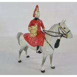 Beswick model of a Guardsman mounted on a grey horse