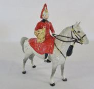 Beswick model of a Guardsman mounted on a grey horse