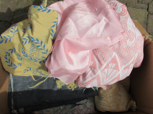 Quantity of assorted fabric