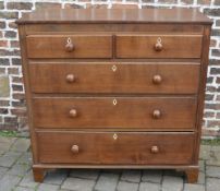 Georgian oak chest of drawers