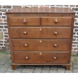 Georgian oak chest of drawers