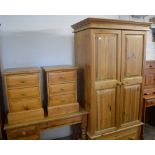 Pine wardrobe,