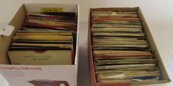 2 boxes of 7" rpm singles from 1970/80s