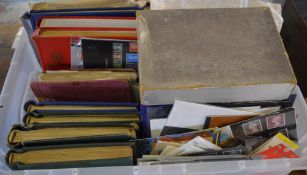 Large quantity of stamps, used and unused in albums,