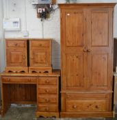 Pine wardrobe,