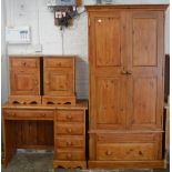 Pine wardrobe,