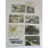 Small collection of Lincolnshire postcards inc Louth flood