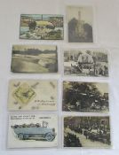Small collection of Lincolnshire postcards inc Louth flood