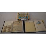 2 folders and a box of 'Shaw Savill Line' ephemera, including menus, documents,