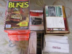 Quantity of Buses Illustrated magazines from the 1950-90s