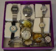 Various pocket/wrist watches including a .