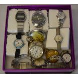 Various pocket/wrist watches including a .