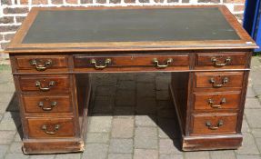 Victorian pedestal desk