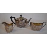 Victorian silver tea set London 1890 total weight 29.