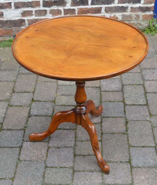 Georgian tilt top elm table