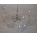 Glass decanter,