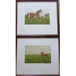 Pair of signed limited edition lithographs 'Early Morning' and 'The beginning' both signed Vincent