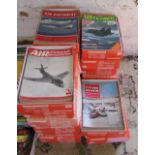 Large quantity of Air Pictorial magazines from 1950-90s & 3 boxes of Flying Review magazines