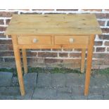 Pine side table