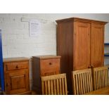 Pine wardrobe,