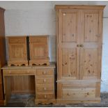 Pine wardrobe,