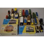 Various die cast model cars including Corgi