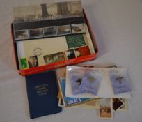 Various stamps, presentation packs,