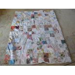 Patchwork quilt (af) 140 cm x 188 cm approx