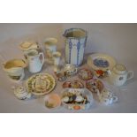Various ceramics including a Brambly Hedge recipe plate,