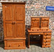 Pine wardrobe,