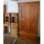 Pine wardrobe,