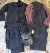 Railway part uniforms - VR vest and trousers, hats,