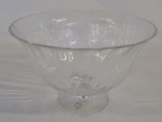 Dartington crystal glass bowl H 16 cm D 23 cm