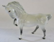 Beswick dapple grey horse (chip to ear)