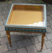 Small painted display table