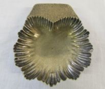 Silver shell dish Birmingham 1887 weight 1.