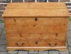 Victorian pine mule chest