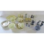 Assorted items inc Imperial part tea service,