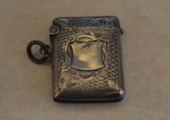 Silver vesta case,