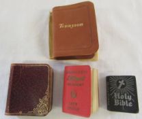 4 miniature books inc Tennyson Poems