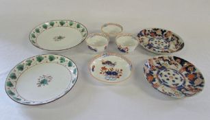 2 18th century Newhall plates,