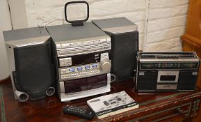 Philips Mini HiFi and an Auritone cassette recorder