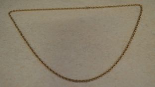 9ct gold necklace, total approx weight 7.