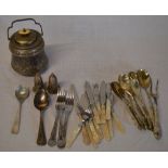 Various silver plate,