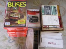Large quantity of 'Buses Illustrated' magazines from the 1950-90s