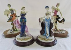 2 Regency Fine Arts & 2 Leonardo Collection figurines