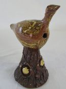 Earthenware and slipware bird whistle possibly Yorkshire/Halifax