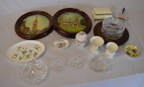 Mixed lot including Wedgwood, various glass,