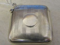 Silver vesta case Birmingham 1907 weight 0.